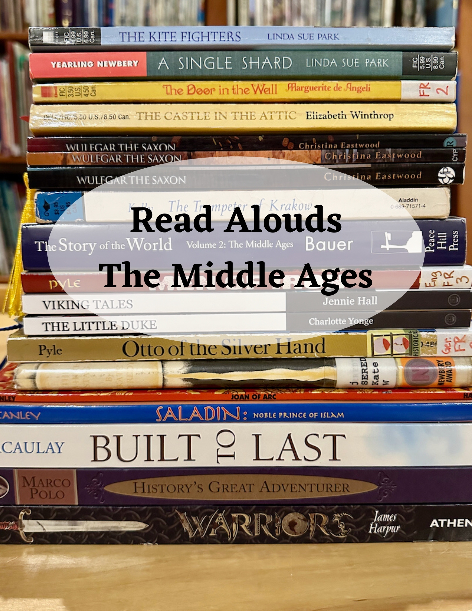 Middle Ages Books for Kids - Around the World in Homeschool Days